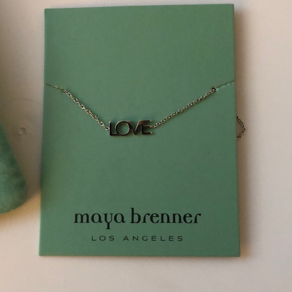 New Maya Brenner Silver LOVE‎ Bracelet or Anklet